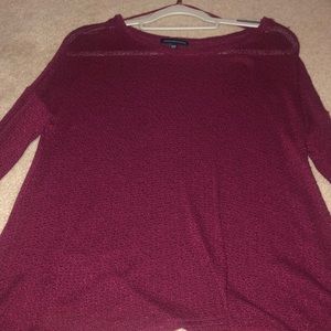 Light weight maroon sweater. American Eagle.